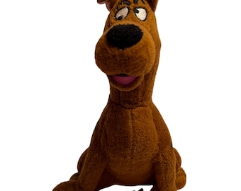 ヴィンテージ 2002年 スクービー・ドゥー ハンナ・バーベラ ぬいぐるみ 茶色の犬のおもちゃ 9インチ