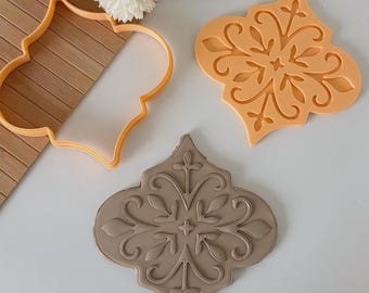 Marrakech Tile Ceramic Cutter & Stamp Set - Large 17 cm (6.7") for Pottery and Clay