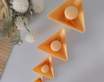 Triangular Pottery Rim Shaping Tool – Single Piece or Full Set