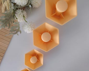 Hexagonal Pottery Rim Shaping Tool – Single Piece or Full Set