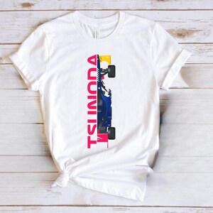 Yuki Tsunoda Racing Car T-Shirt  Motor Sport Shirt  Perfect Gift for Tsunoda Fans