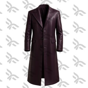 Men Joker Cosplay Coat Handmade Heath Ledger Long Trench Coat  Halloween Cosplay Gothic Villain Coat Joker Purple Coat Gift For Him
