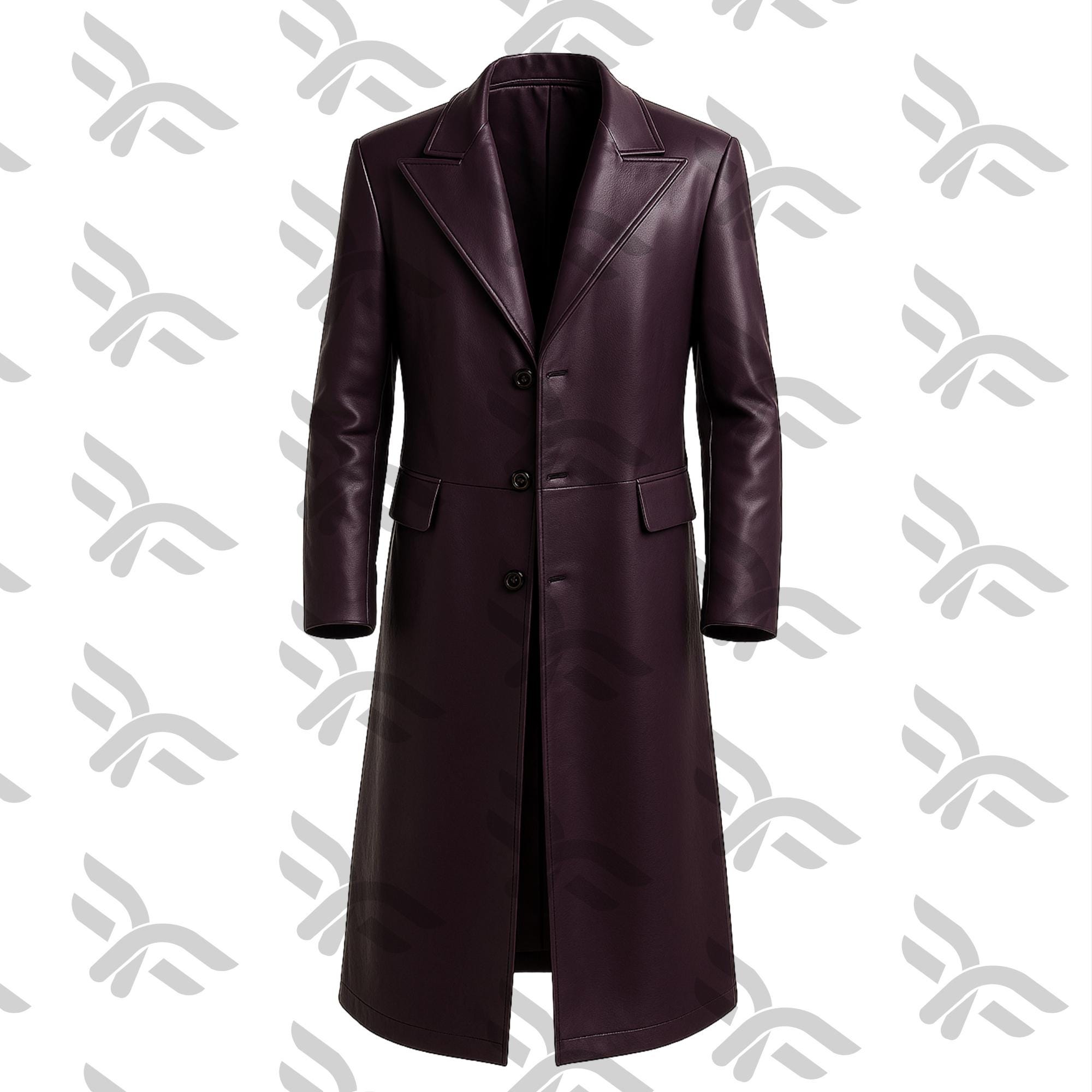 Men Joker Cosplay Coat Handmade Heath Ledger Long Trench Coat Halloween Cosplay Gothic Villain Coat Joker Purple Coat Gift For Him