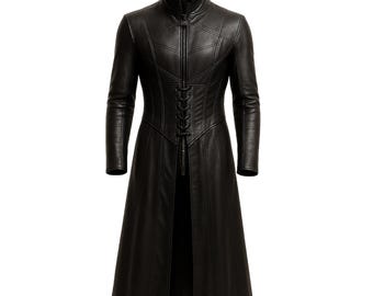 Women Witch Coat Halloween Vampire Cosplay Costume Black Long Witchy Coat Dark Sci fi  Vampire Cosplay Coat for Gift