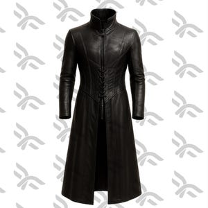 ジャケット・アウター real leather maxi long coat BLACK Maxi Leather Coat - Etsy
