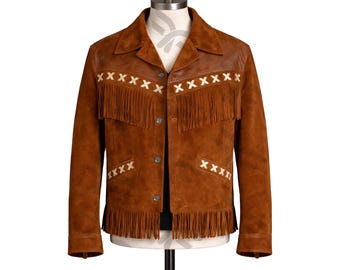 Pete Davidson Tonight Show Jacket Western Fringe Jacket Celebrity Inspired Cowboy Fashion Outfit