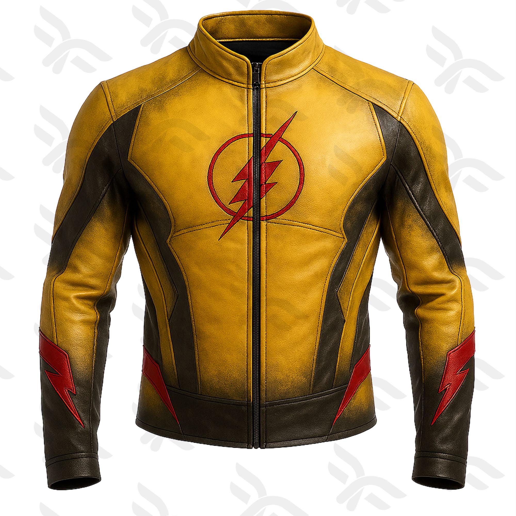 Men Supervillain Leather Jacket Reverse-villain Jacket for