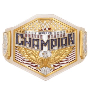 Women&#39;s United States Championship Belt Replica: Adult Size, Patriotic Wrestling Fan Display