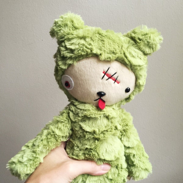 Zombie Kawaii Teddy Bear Plushie Stuffed Animal ZomBear