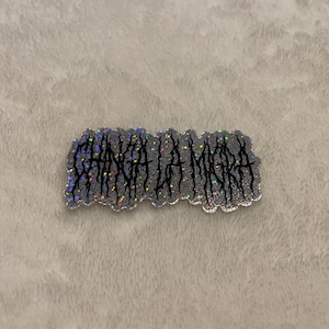 Glitter Chinga la migra (black)