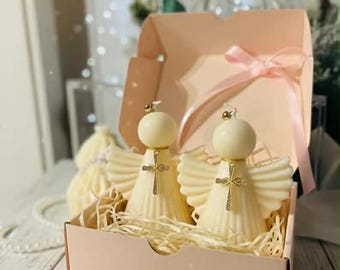 Decoratieve sojawaskaarsen - engel, citroen en unieke vormen - aangepaste geschenkdoosopties beschikbaar