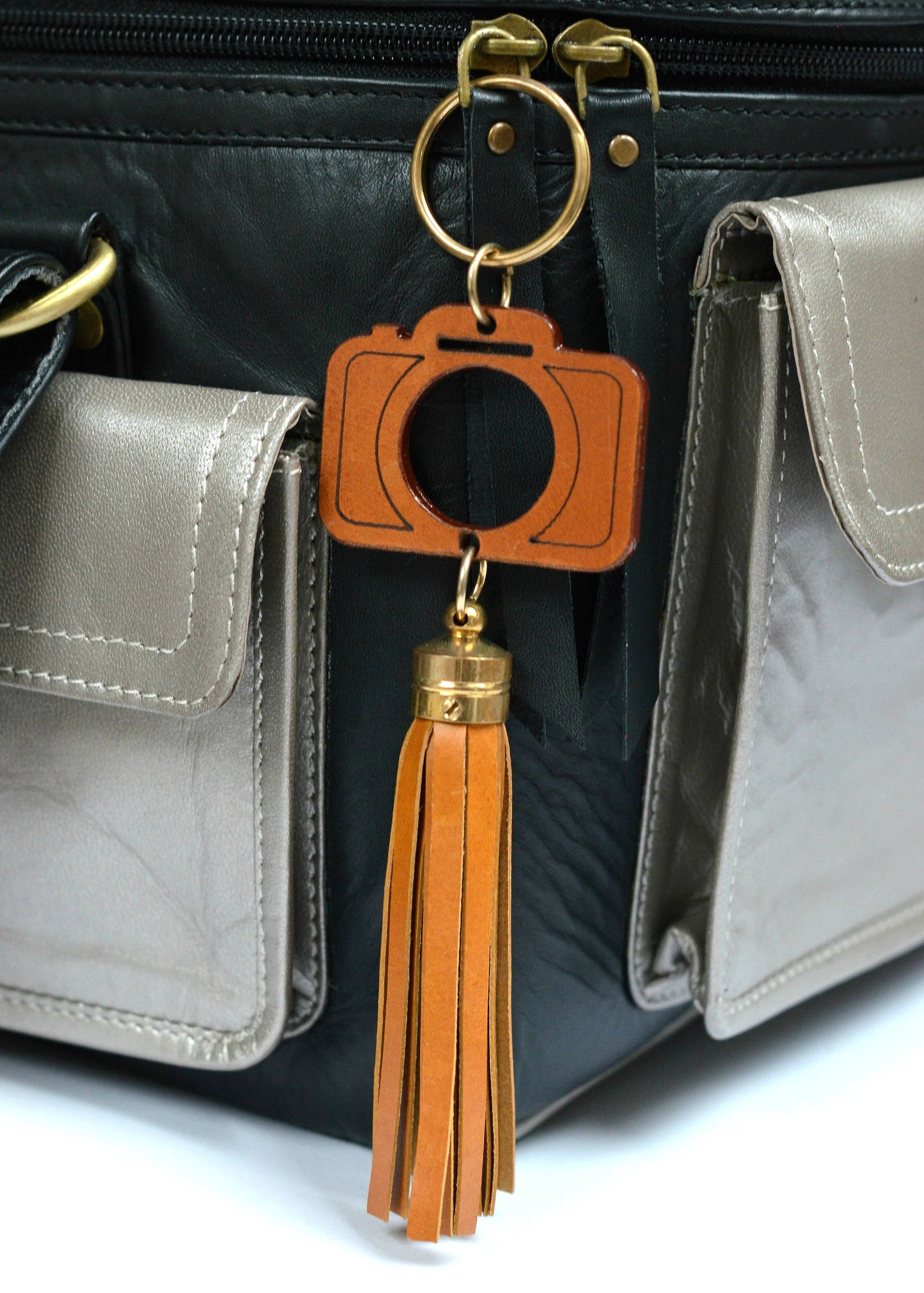 Leather Keyring Leather Tassel Keyring Bag Charm Leather Etsy UK