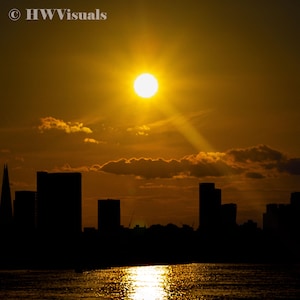 Golden Hour in Greenwich | Urban Landscape | London Digital Print