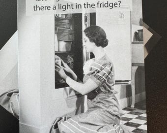 AR-125 Funny Handmade card - Late night snacks ...