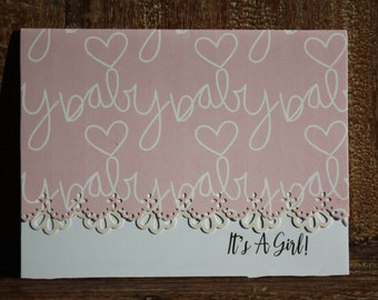 Baby Baby Baby - Handmade Note Cards (Can be personalized)