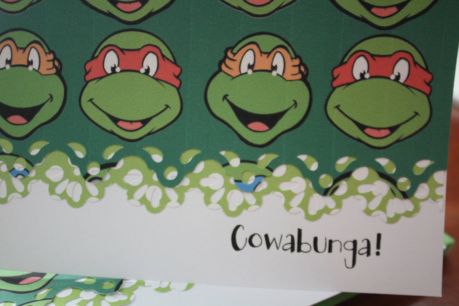 Cowabunga Note Cards Handcrafted and Personalized - Etsy