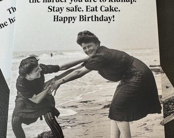 Funny Happy Birthday Greeting Card: The More you weigh....