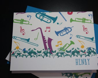 Making Music Note Cards