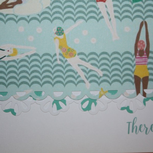 Swimming Themed Note Cards