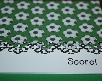 Soccer Ball Note Cards - Can Be Personalized