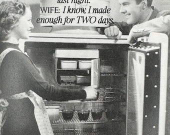 Funny Greeting Card:  What's for dinner?