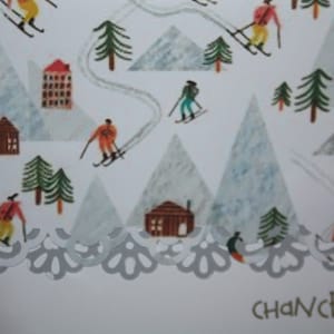 Skiing Note Cards - Hit the Slopes