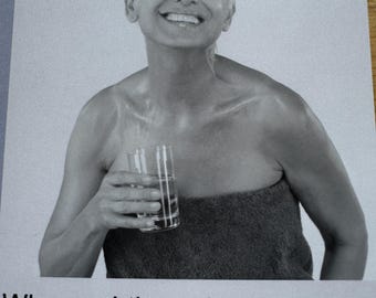 Funny baby gender greeting card: Why am I the only one naked at the gender reveal party?