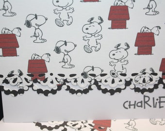 Snoopy themed note cards