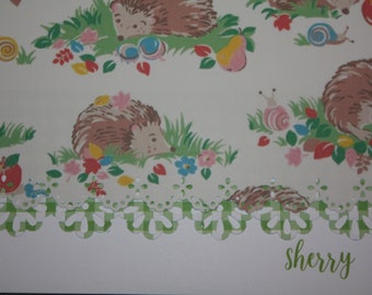 Handmade Hedgehog Note Cards