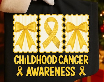 Childhood Cancer Awareness Ribbon PNG, September Gold