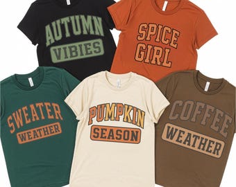 Retro Fall PNG Bundle: Distressed Autumn Shirt Designs (Digital Download