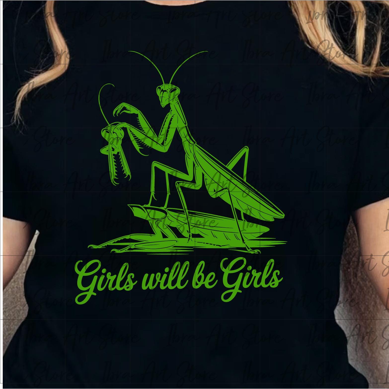 Girls Will Be Girls Mantis - Feminist Humor Art (SVG PNG) - Etsy