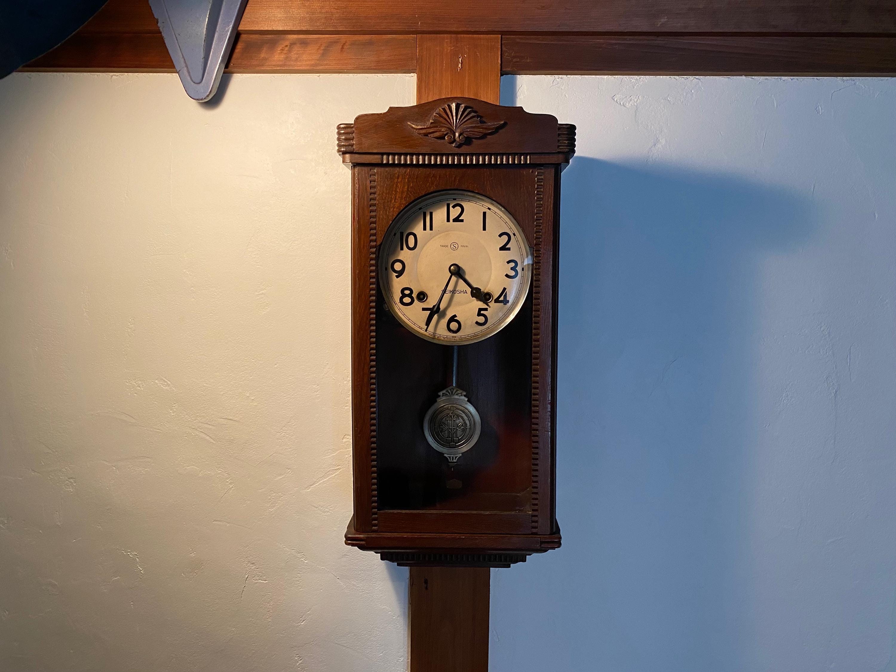 SEIKOSHA 壁掛け時計　振り子時計　アンティーク アンティーク セイコーシャ 壁掛け時計 | 日本製 ヴィンテージ