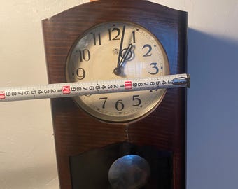 Vintage Aichi Wall Clock – Japanese Pendulum Clock 1950s