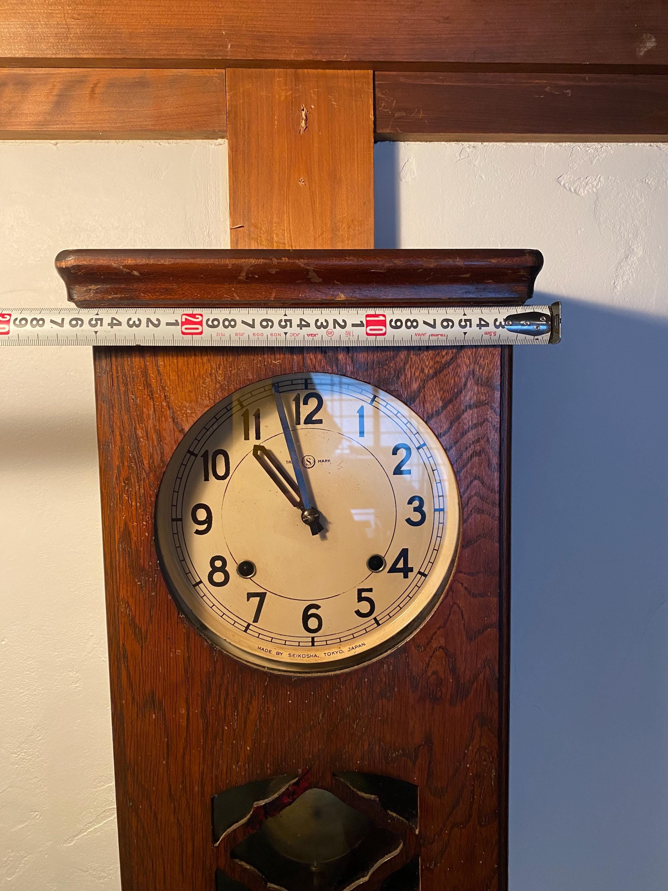 Vintage Seiko Wall Clock – Japanese Pendulum Clock, 1950s, Fully