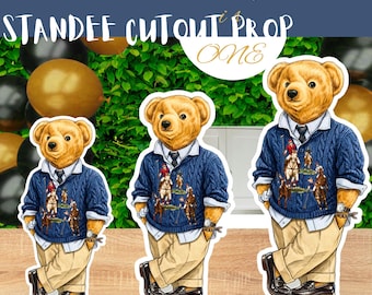 Oso Polo imprimible, accesorio de osito de peluche, decoración para baby shower (descarga digital)