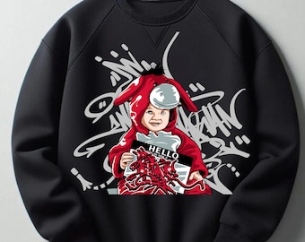 Archivos SVG PNG de grafitis de bebés/ropa urbana (descarga digital)