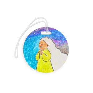 Catholic Luggage Tags for Travelers, Colorful Baggage Identifier, Unique Travel Accessories, Personalized Gift, Wanderlust Essentials