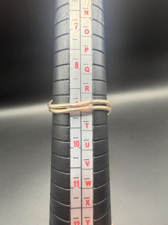 Moldavite Two Stone Ring Solid Sterling Silver Ba… - image 5