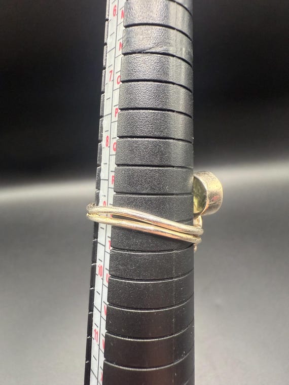 Moldavite Two Stone Ring Solid Sterling Silver Ba… - image 6