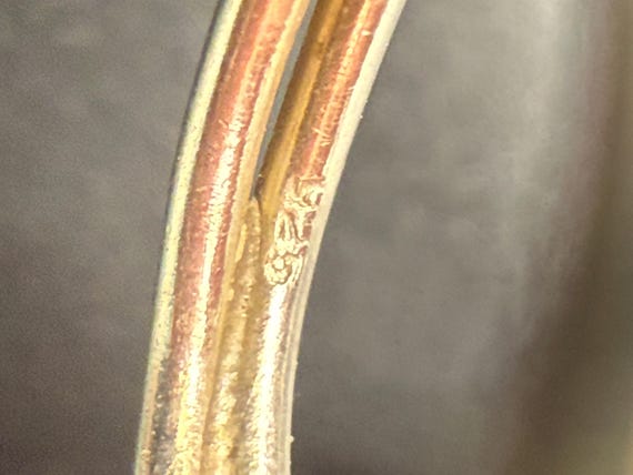 Moldavite Two Stone Ring Solid Sterling Silver Ba… - image 10