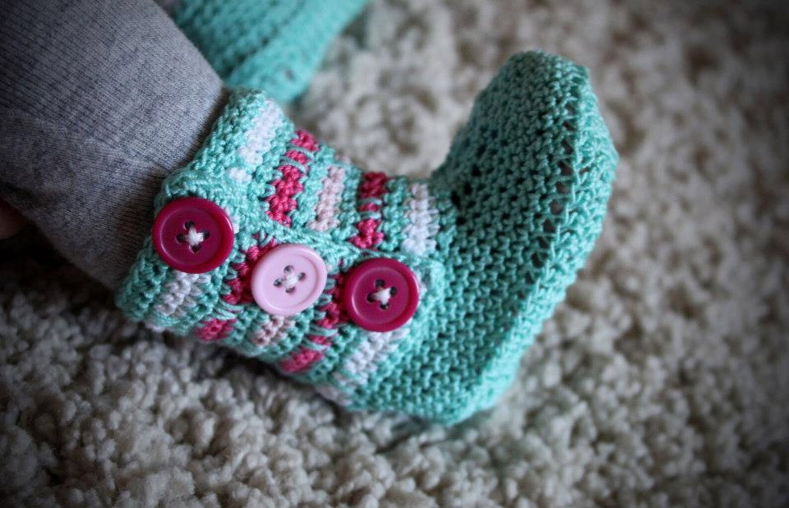 Infant Baby Striped Boot Booties Crib Shoes Perfect Baby Gift Etsy