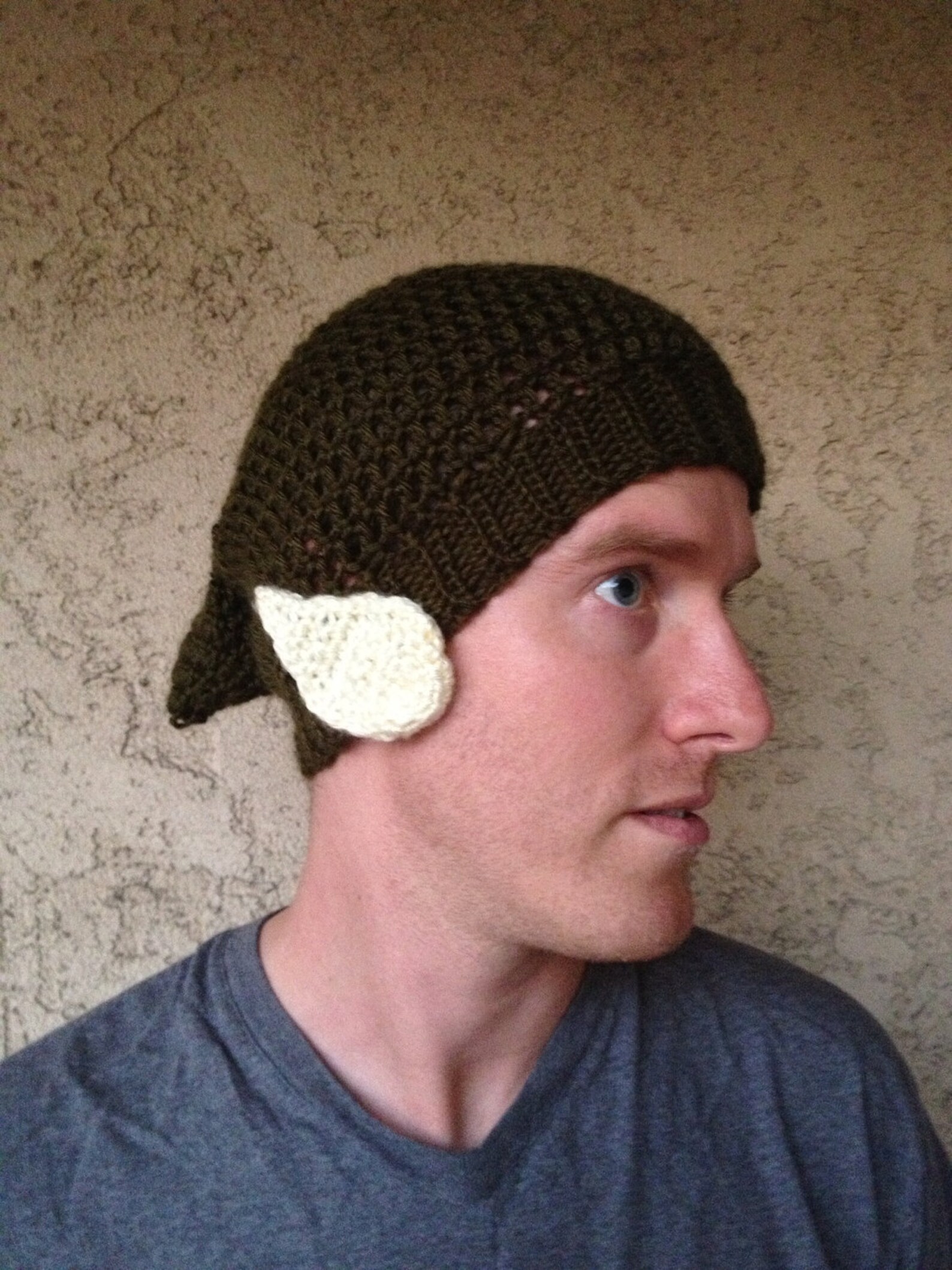 Hand Crocheted Zelda Link Hat With Elf Ears Attached Infant to Adult ...