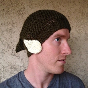 Hand Crocheted Zelda Link Hat with Elf Ears Attached Infant to Adult Size Costume Fun