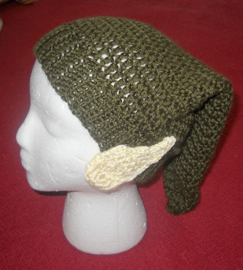PATTERN ONLY Crocheted Zelda Link Hat With Elf Ears Attached Etsy