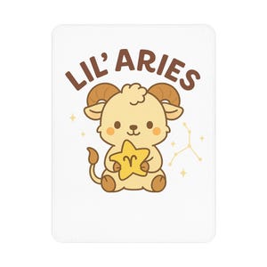 Zodiac Toddler Blanket, Aries Baby Gift, Astrology Nursery Decor, Gender Neutral Toddler Bedding, Soft Fleece Kids Blanket, Customizable