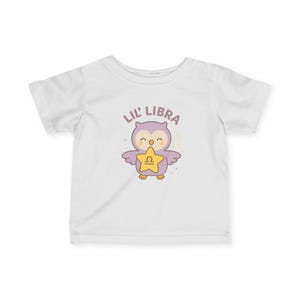 Lil Libra Baby Shirt, Libra Zodiac Gift for Newborn, Cute Libra Infant Tee, Astrology Baby Clothes, Libra Baby Shower Present