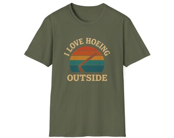 Camiseta "Me encanta cavar afuera" / Camiseta con cita divertida sobre jardinería
