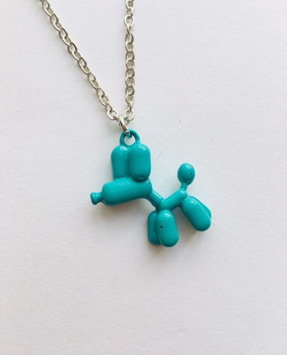 balloon dog necklace