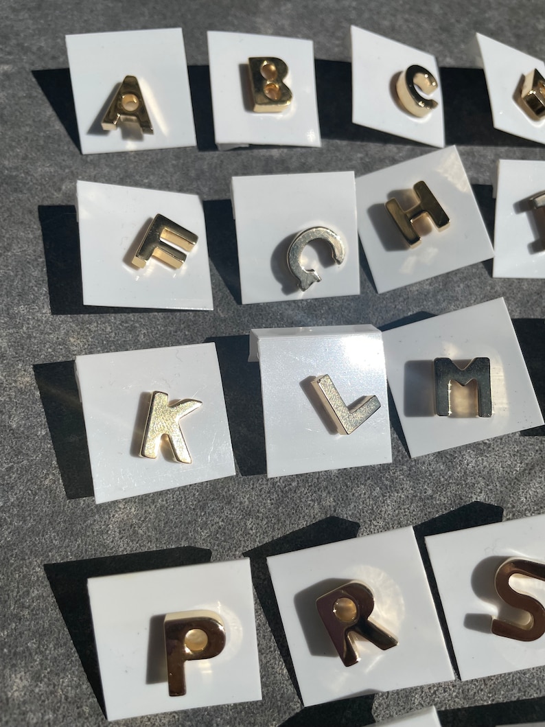 Vintage Gold Tone Letter Lapel Pin, Pick Your Letter - Etsy
